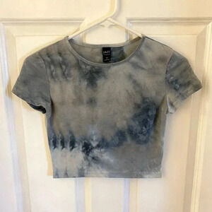 Daly Size Small Cropped Tie Dye T-Shirt